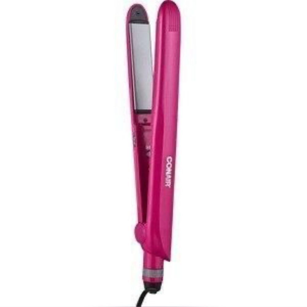 Conair Flat Iron pink 1" ceramic instant heat